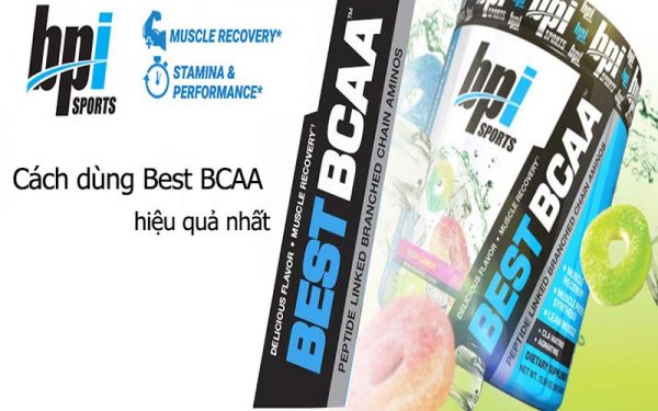 Cách pha chế Best BCAA hiệu quả