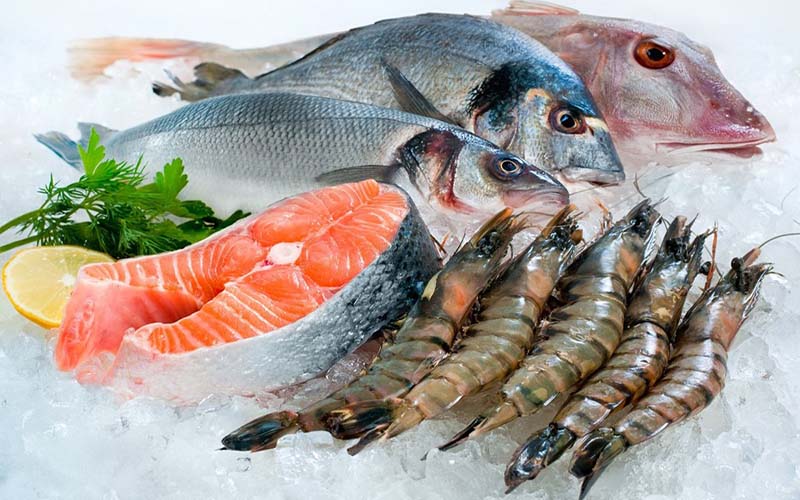 Dinh dưỡng trong hải sản, thịt tươi