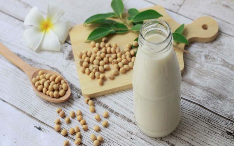 Thành phần trong sữa đậu nành giúp giảm cân