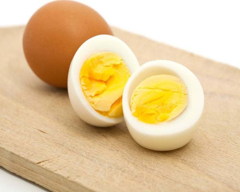 Trứng có hàm lượng calo thấp 